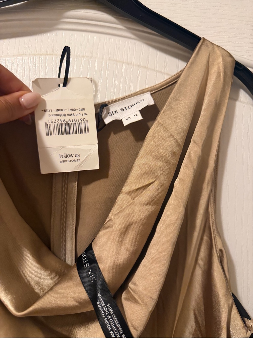 Six Stories Myah Dress Champagne